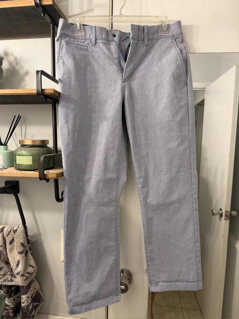 J. Crew Navy and Light Blue Casual Pants